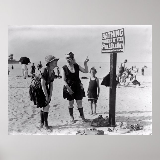 POSTER BANHEIROS EM LINCOLN PARK - CHICAGO 1919 (Frente)