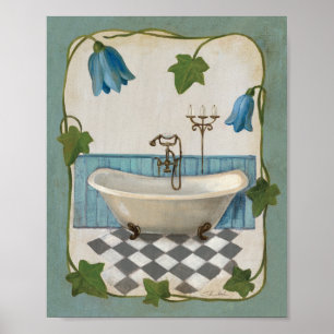 Póster Banho da flor de Bell