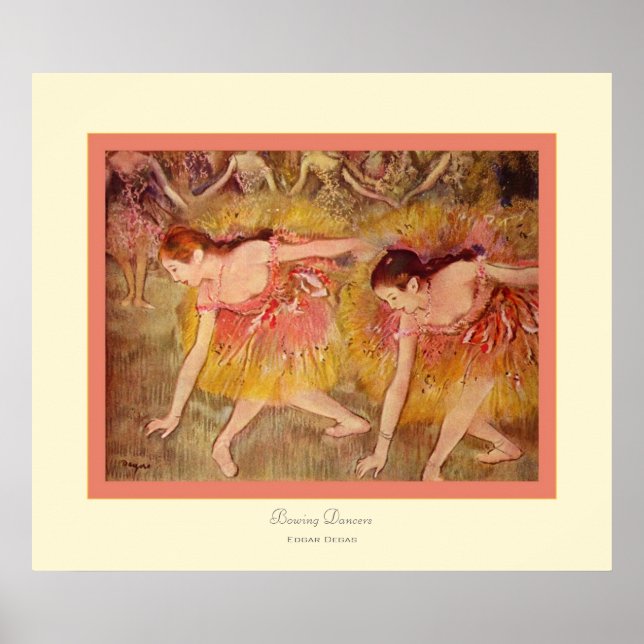 Póster Banho de Dancers~ Edgar Degas (Frente)