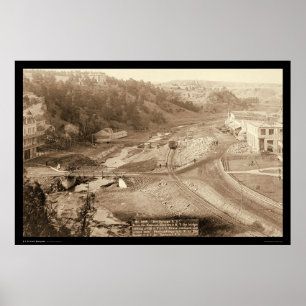 Póster Banho do mergulho & residência Hot Springs SD 189