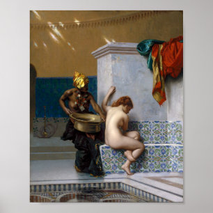 Poster Banho Mourisco Jean-Léon Gérôme