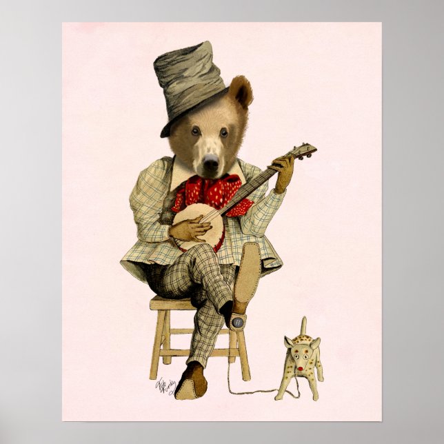 Poster Banjo Bear (Frente)