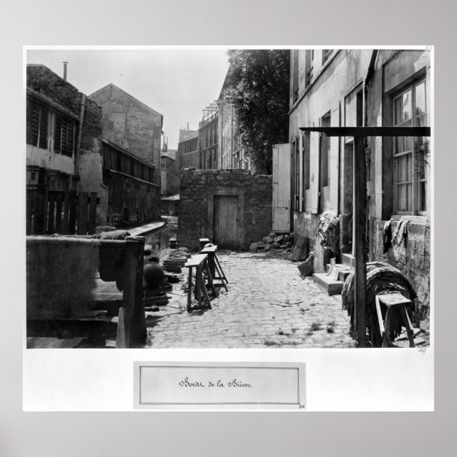 Poster Banks of the Bievre, Paris, 1858-78 (Frente)