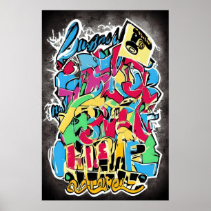 Poster Banksy Style Street Art: Um presente divertido, Le