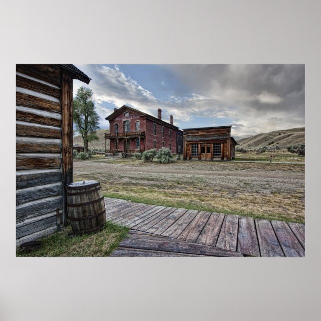Poster Bannack Ghost Town Mainstreet 2 - Montana (Frente)