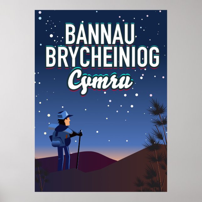 Poster Bannau Brycheiniog Cymru (Frente)