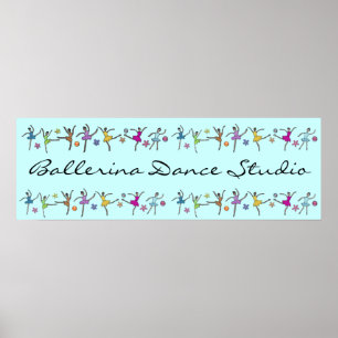 Póster Banner Ballerina Dance