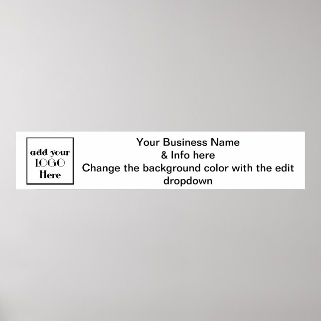 Póster Banner de Business Paper para shows ou artesanatos (Frente)