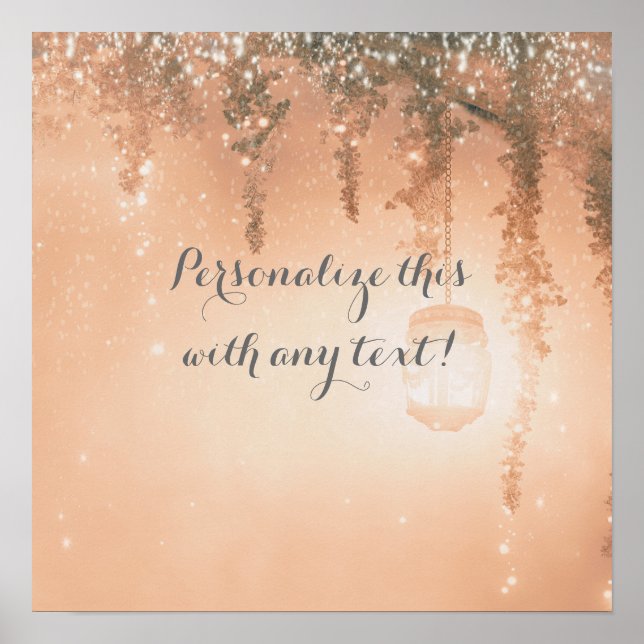 Póster Banner de Casamento da Floresta Russa Sonhenta Ros (Frente)