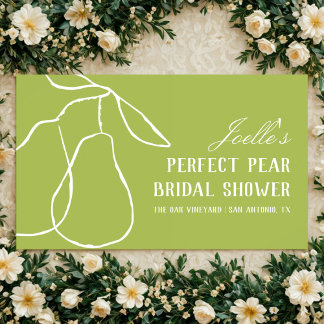 Poster Banner de Chá de panela Elegante Perfeito