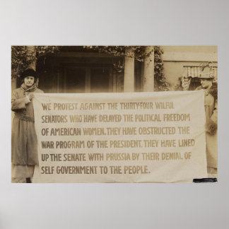 Póster Banner de Sufrágio feminino em Washington D.C. 191