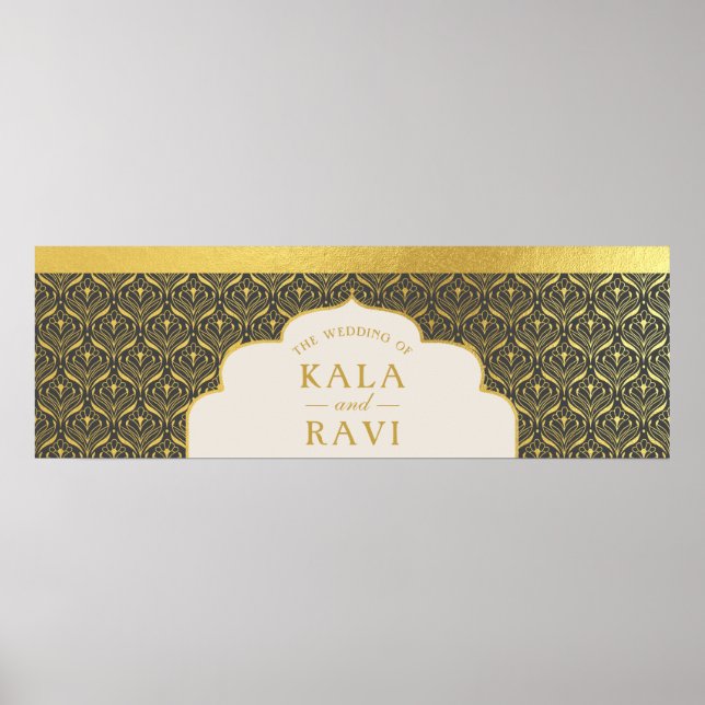Poster Banner do Site de Casamento Arquivo Digital para D (Frente)