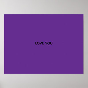 POSTER BANNER EU TE AMO