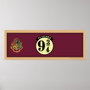 Poster Banner HOGWARTS™ EXPRESS Platform 9 3/4