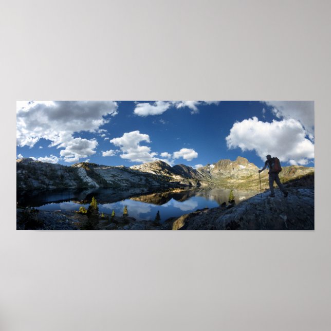 Poster Banner Peak e 1000 Island Lake - John Muir Trail (Frente)