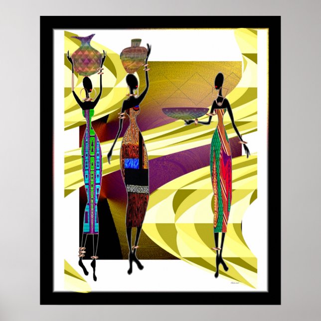 Póster Banquete africano (Frente)