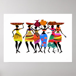 Poster Banquete africano