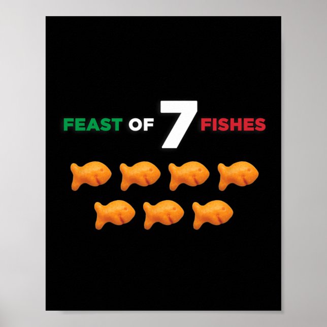 Poster Banquete De Sete Fishes (Frente)