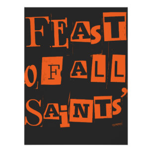 Póster Banquete De Todos Os Santos Do Dia Do Santo Católi