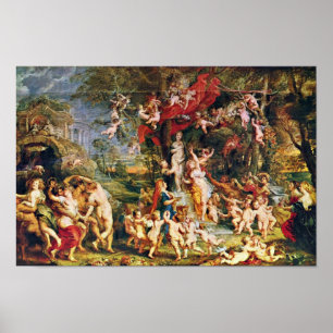 Poster Banquete De Vênus Por Rubens Peter Paul (Melhor Qu