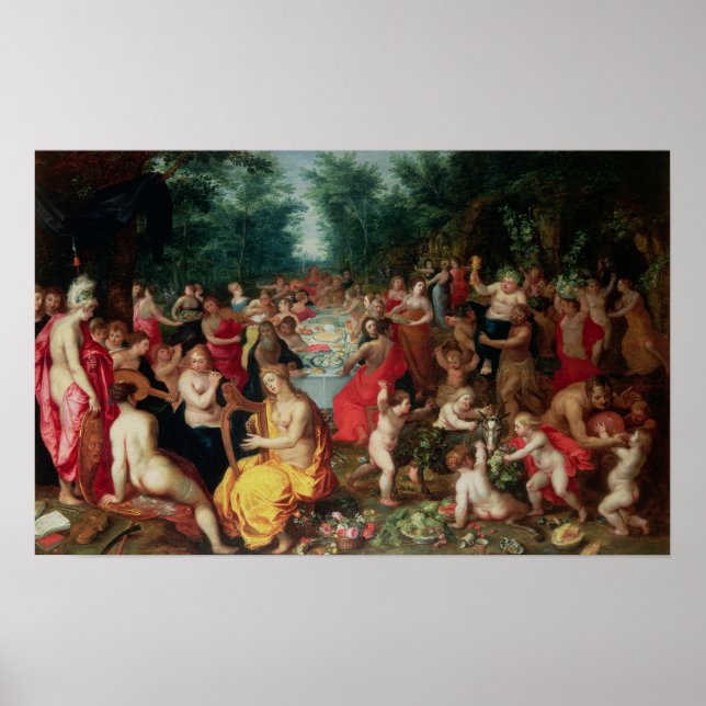 Póster Banquete dos deuses (Frente)