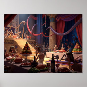 Poster Banquete dos Faraós