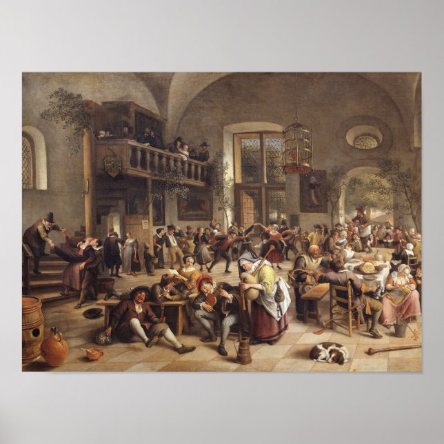 Poster Banquete em uma pousada (Frente)