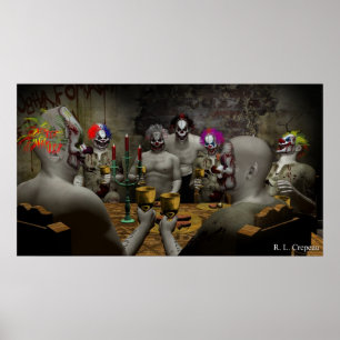 Póster Banquete mau do palhaço