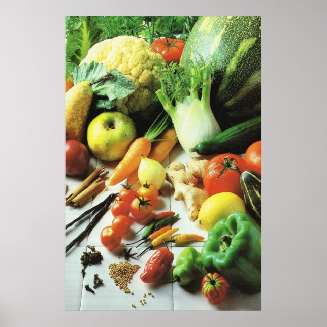 Poster Banquete vegetal (Frente)