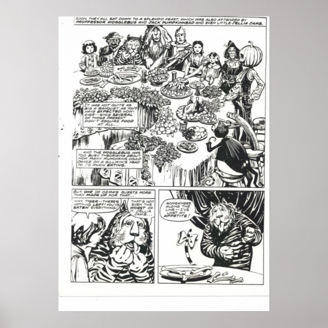 Poster Banqueteando na Terra de Oz (Frente)