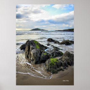 Póster Bantham Rocks para Burgh Island