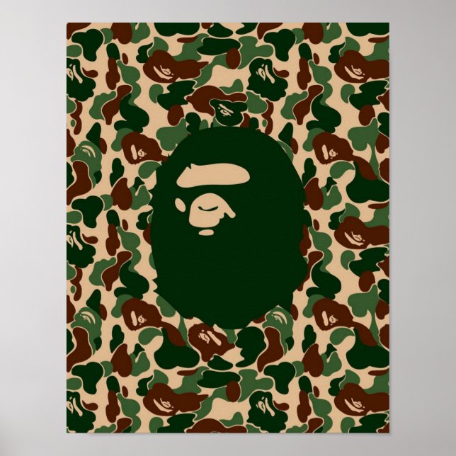 Poster bape Camo hypebeast (Frente)