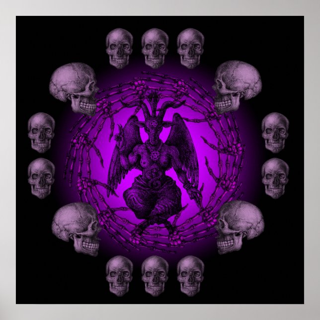 Poster Baphomet Bone Collection (Frente)