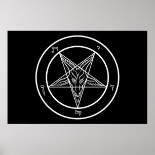 Poster Baphomet Enorme de 60" de largura