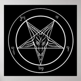 Poster Baphomet HUGE 40x40