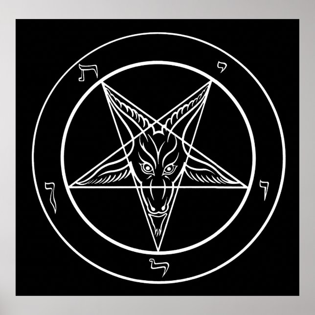 Poster Baphomet HUGE 40x40 (Frente)