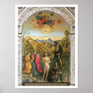 Póster Baptismo do cristo, Altarpiece de St John
