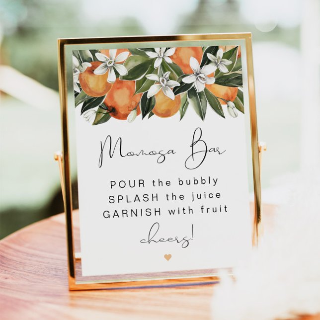 Poster BAR CALLIOPE Citrus Orange Clementine MOMosa (Criador carregado)