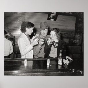 Póster Bar da Louisiana, 1938. Foto Antiga