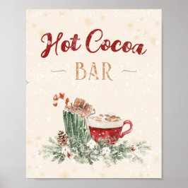 Poster Bar de cacau Chocolate Bebida Mesa Home Muralha