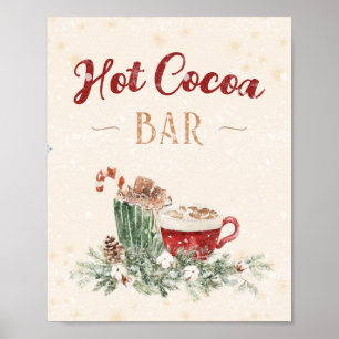 Poster Bar de cacau Chocolate Bebida Mesa Home Muralha