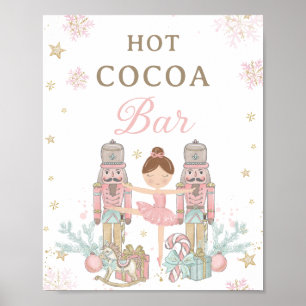 Poster Bar de Cacau Quente Natal Onederland Esmagador de 