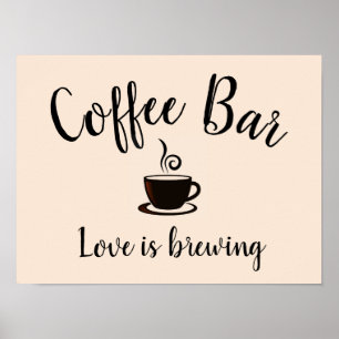 poster bar de café