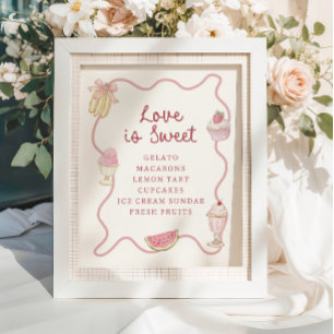 Poster Bar de deserto com tiras rosadas de pré-disquete P