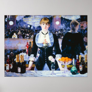 Póster Bar de Manet na Folies Bergere