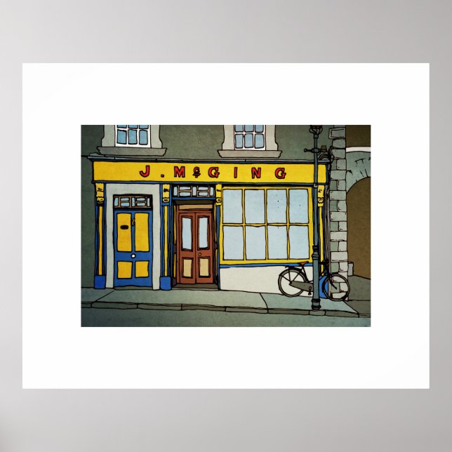 Póster Bar de McGing, Westport, Irlanda (Frente)