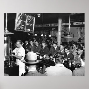 Póster Bar de Pete: 1950