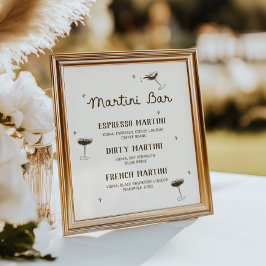 Poster Bar Espresso Martini Um Tini Bit Mais Antigo