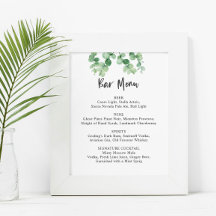 Bar Eucalyptus Wedding Botanical Greenerescência