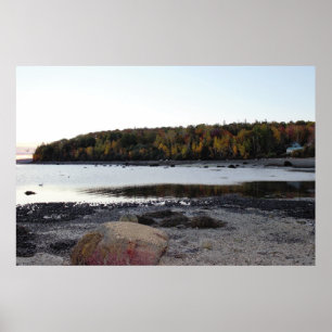 Póster Bar Harbor Maine Waterscape